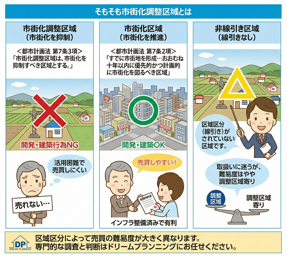 市街化調整区域とは