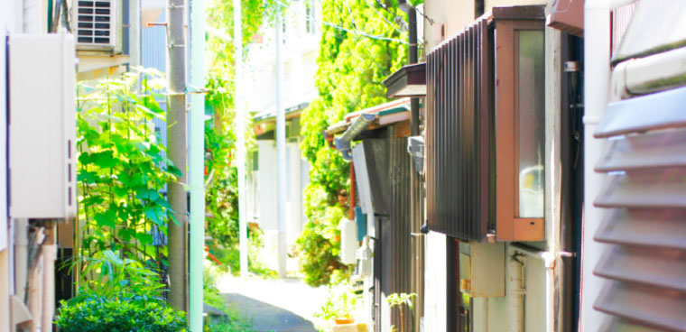 建て替えできない再建築不可物件の現況写真